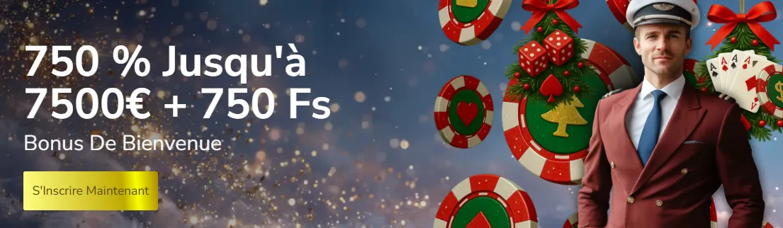 Bannière promotionnelle du Volerbet Casino avec offres et bonus