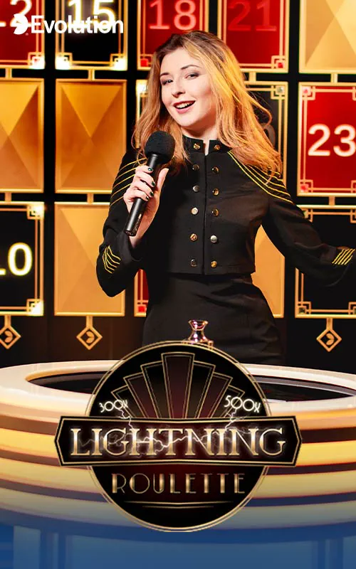 Lightning Roulette en direct proposée par Volerbet Casino