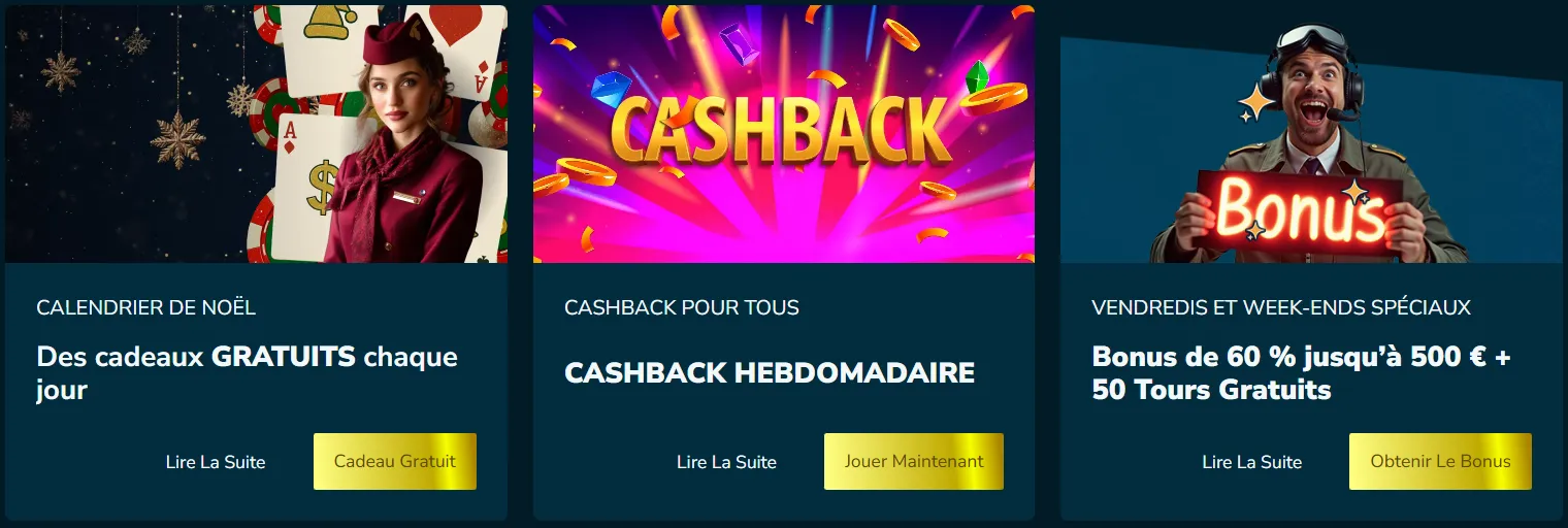 Promotions et offres spéciales du Volerbet Casino